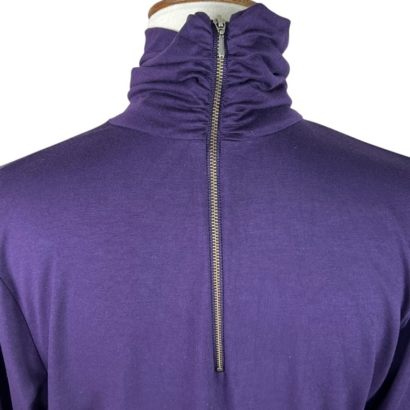 Banana Republic Zip Back Turtle/mock neck Top - Picture 5 of 9